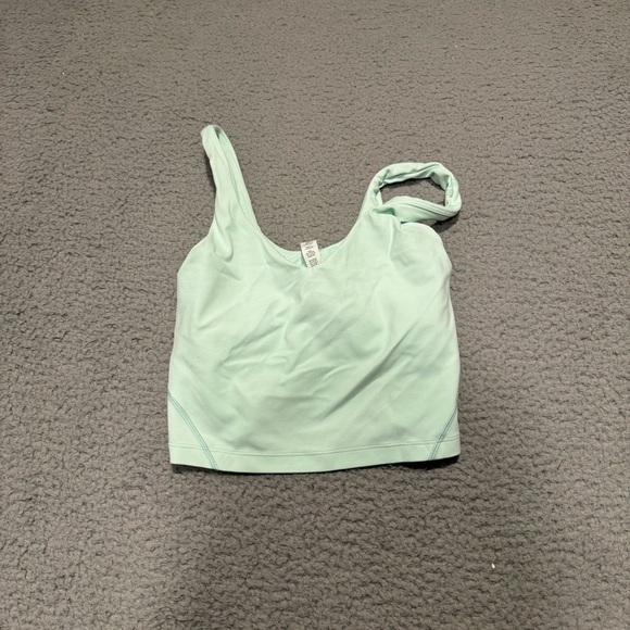 Lululemon Align Tank Wild Mint Green Size 2 Yoga Athletic Built in Bra Workout - Picture 1 of 8